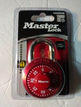 Master Lock 1530DCM Combination Padlock Red - £8.68 GBP