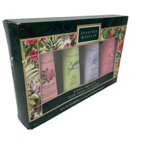 Crabtree &amp; Evelyn Hand Therapy Gift Set 4 Count .9 oz Each Tube New Dama... - $23.73