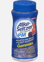 Alka Seltzer PM Berry Gummies Heartburn Relief &amp; Sleep Aid 54 Ct Each - $32.50