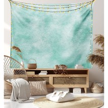 Mint Tapestry, Ombre Watercolor Background With Featured Color Fades Boho Hippie - £30.83 GBP