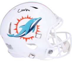 Chop Robinson Autographed Miami Dolphins Authentic Speed Helmet Fanatics - £458.59 GBP