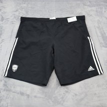 Adidas Shorts Mens XL Black AdiPURE Adjustable Waist Athletic Track Bottoms - £17.76 GBP