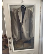 CHAPS Men’s 46R  Herringbone Wool Sport Coat Suit Jacket Blazer Grey/Black - $406.78 MXN