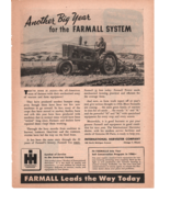1940&#39;s International harvester Farmall system anothewr big year   print ... - £14.94 GBP