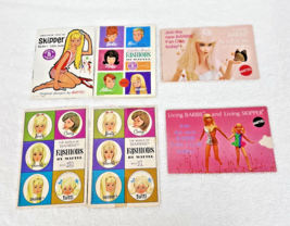 6 Vintage Barbie World of Fashion Booklets Casey Skipper Francie Allan Ken - $16.34