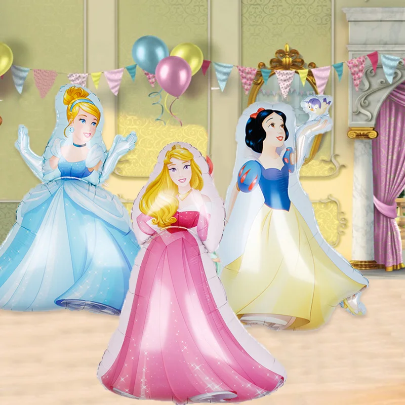 Play  Princess Large Belle Cinderella white snow decoration birthday frozen A F  - £23.37 GBP