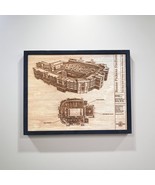 Boone Pickens Stadium Wood Wall Art, Stillwater Oklahoma Field Blueprint... - €29,24 EUR