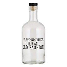Creative Brands, Old Fashion MR854 47th &amp; Main Glass Bourbon Bottle, 750ml - £18.55 GBP