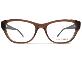 Cole Haan Gafas Monturas CH 1032 BROWN Ojo de Gato Oro Completo Borde 51-16-135 - £36.98 GBP