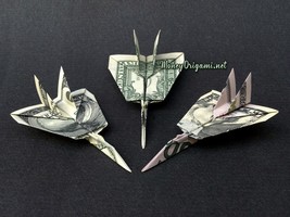 Dollar Origami F-14A TOMCAT Jet Fighter Money Cash Military Aircraft Air... - $18.95+