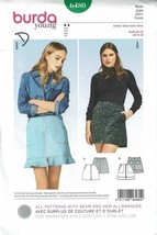 Burda Sewing Pattern 6480 Skirt Jupe Misses Size 6-16 - $6.89