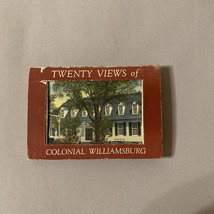 VTG Twenty Views of Colonial Williamsburg -  Souvenir card set  3.5 in x 2.5 in - £8.25 GBP