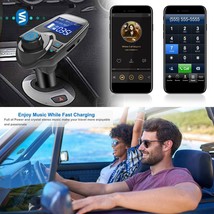 Auto Hands Free Wireless Car Aux Audio Receiver Fm Adapter Usb Charger - £30.10 GBP