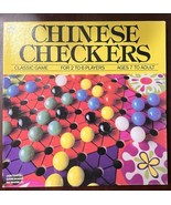 Vintage 1989 Chinese Checkers Game by Golden - Complete w/ 60 Glass Marbles - £10.20 GBP