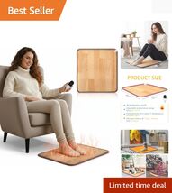 Portable Heated Floor Mat Heater for Comfortable Foot Warmth - 22 x 20 I... - $75.19