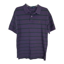 Polo by Ralph Lauren Men Shirt Size Large Polo Purple Green Striped Shor... - $22.38