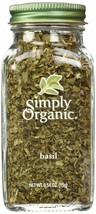 Simply Organic, Basil, .54 oz - £7.79 GBP