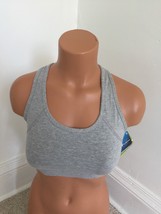 NWT Champion 6995 Woman&#39;s Medium Support Sports Fitness Bra Racerback Gray S M L - £11.95 GBP