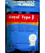Royal Type J Vacuum Cleaner Bags w/Filter - New in Open Bag