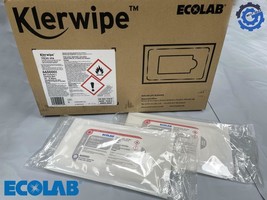 2 ECOLAB Klerwipe 70|30 IPA 100% Polyester Pouch Wipes Isopropyl alcohol... - $9.49