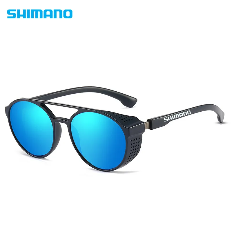 Sporting 2022 New Shimano Flat Top Eyewear  Frame Mirrored Lens Windproof Sporti - £28.19 GBP