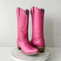 Lane EMMA JANE Womens Cowboy Boots 7.5 Western Hot Pink Leather Cowgirl ... - $158.40