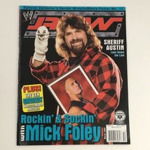 WWE Raw Magazine March 2004 Sheriff Austin &amp; Mick Foley, w Poster No Label - $14.20
