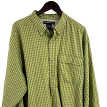 ExOfficio Mens XXL Shirt Green Long Sleeve Lightweight Outdoors Travel - $27.00