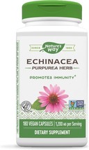 Nature&#39;s Way Echinacea Purpurea Herb, Immune Support*, 1,200 mg per serving, 180 - £25.47 GBP