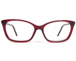 Fendi Eyeglasses Frames F1020 615 Clear Red Brown Monogram Cat Eye 51-15... - $74.58