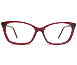 Fendi Eyeglasses Frames F1020 615 Clear Red Brown Monogram Cat Eye 51-15... - £58.66 GBP