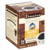 Teeccino Herbal Tea – Hazelnut – Roasted Chicory | Prebiotic | Caffeine ... - $10.60
