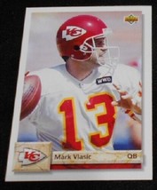 1992 Upper Deck Mark Vlasic 584, Kansas City Chiefs NFL Football Sports Card, A+ - £12.54 GBP