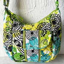 Vera Bradley Limes Away Clare Crossbody Shoulder Bag Purse Zip Top Pockets - $23.70