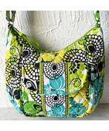 Vera Bradley Limes Away Clare Crossbody Shoulder Bag Purse Zip Top Pockets - €20,39 EUR