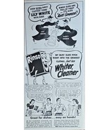 1942 RINSO-Whiter Cleaner-Lily White-Anti-Sneeze Vintage Print Ad-WWII - $18.14 CAD