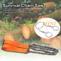 Pocket Portable Chainsaw Multifunctional Survival Chain Saw,Outdoor Emergen - £13.74 GBP
