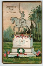 Decoration Memorial Day Postcard US Military General Soldier White Horse... - £11.29 GBP