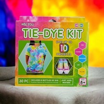 BE YOU Neon Tie-Dye Kit- 30 Pieces Just Add Water- Dyes Up To 10 Projects NEON - £10.48 GBP