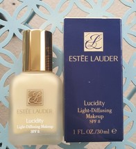 Estee Lauder Lucidity Light Diffusing Makeup Foundation SPF 8 IVORY Neut... - £86.16 GBP