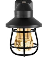 Lantern Night Light LED Warm White Vintage Wall Plug-In Lighting Lamp Ho... - $16.82