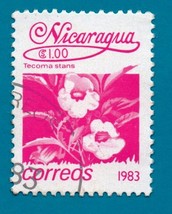 Nicaragua Postage Stamp - Local Flowers 1983 - Scott #1223   - $2.99
