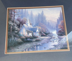 Thomas Kinkade The Forest Chapel Chapels Of Nature Ii w/matte Certificate - £16.98 GBP