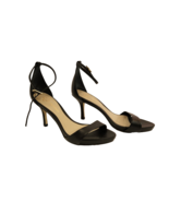 Capodarte Stiletto High Heel Strappy Sandal Womens 6 Black Open Toe Ankl... - £23.25 GBP