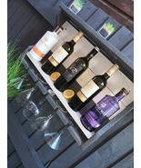 Handmade rustic wine rack - €55,90 EUR