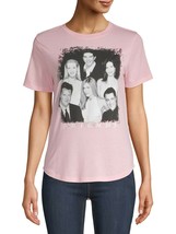 Friends TV Show Juniors Tee Cast Group Photo Picture Pink T-Shirt XXL 19 - £13.19 GBP