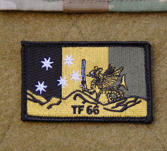 Subdued Task Force 66 Embroider patch SOTG Australian Special Forces Afg... - $10.00
