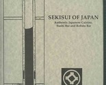 Sekisui of Japan Menu Japanese Cuisine Sushi Bar &amp; Robata Bar. Memphis TN - $17.82