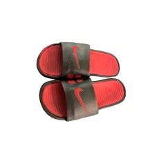 Nike Mens Size 7 Black Red Slide Sandal Slip On Shoes Athletic Sport Gym 431884- - £19.83 GBP