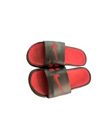 Nike Mens Size 7 Black Red Slide Sandal Slip On Shoes Athletic Sport Gym... - £19.54 GBP